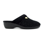 Amaretto Black Mule Slipper