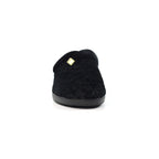 Amaretto Black Mule Slipper