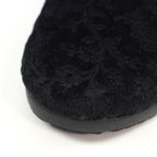 Amaretto Black Mule Slipper