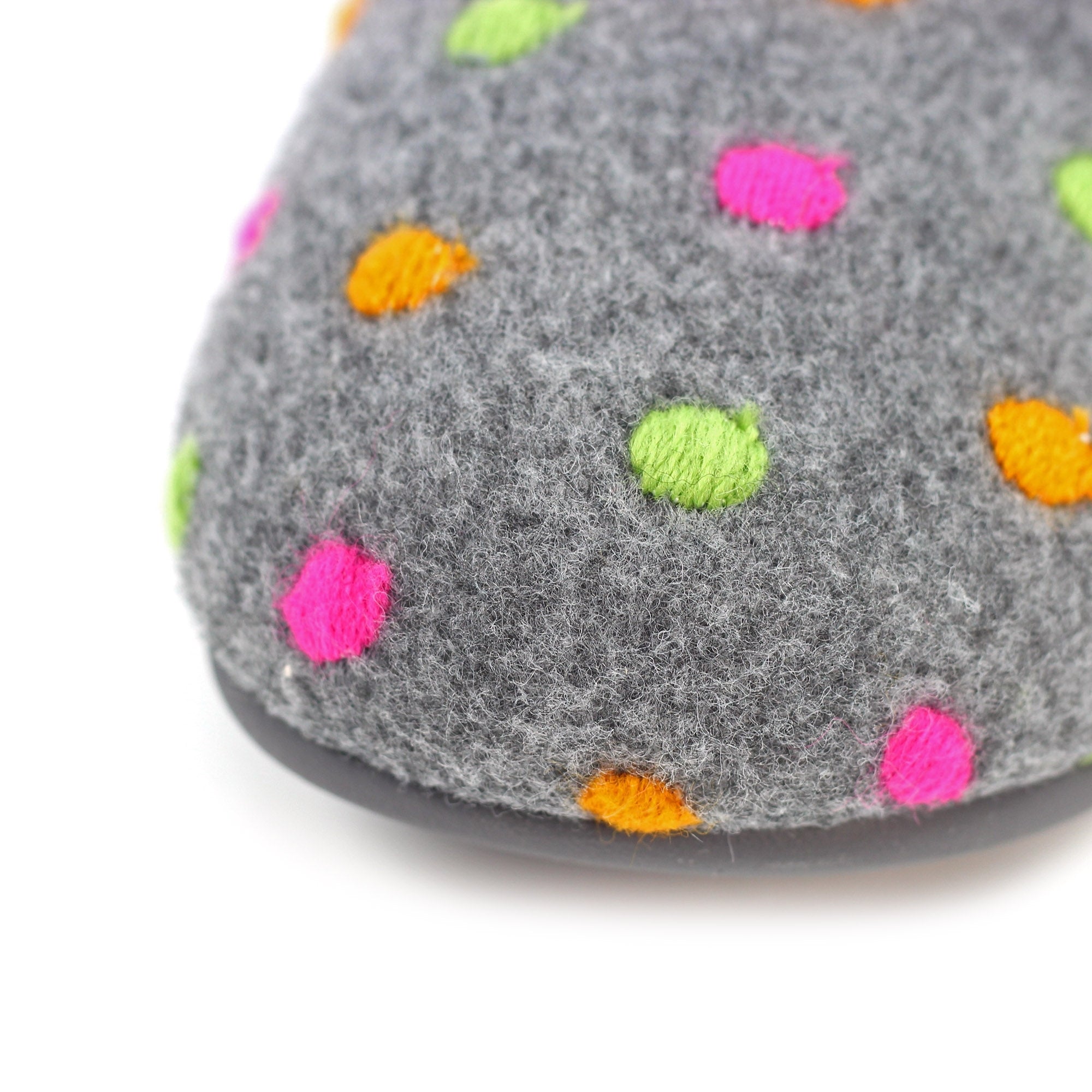Peanut Grey Mule Slipper