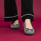 Berry Grey Pump Slipper