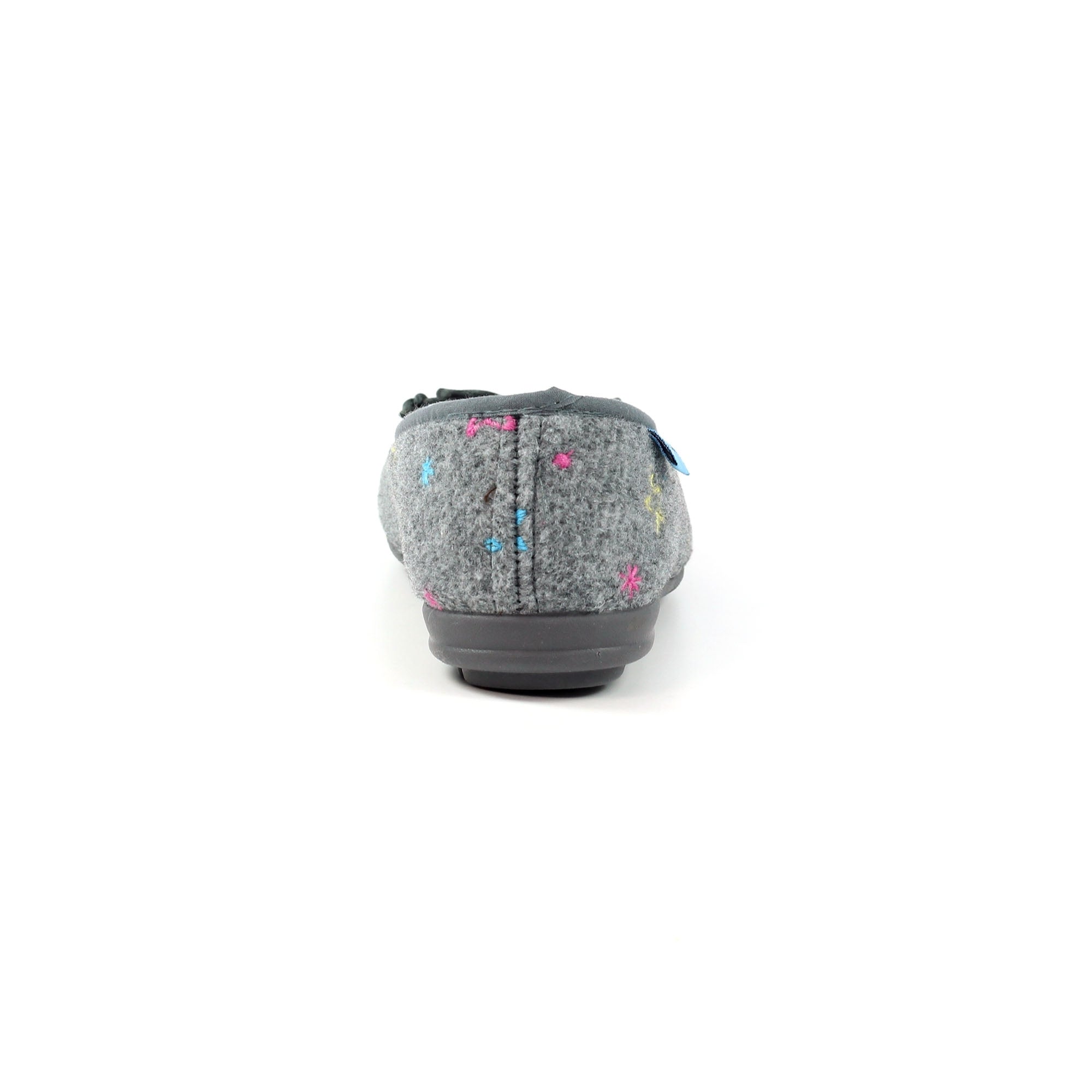 Berry Grey Pump Slipper