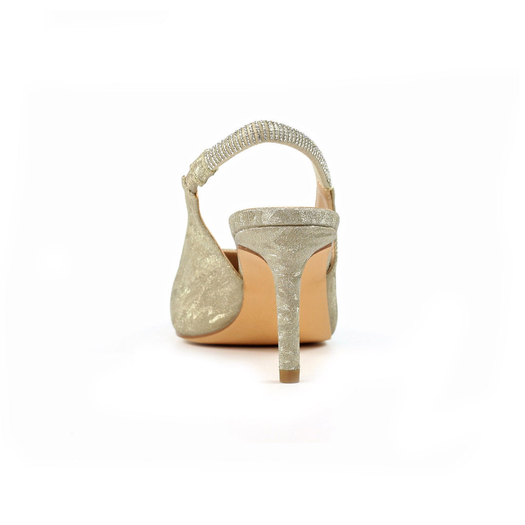 Janine Gold Slingback Heel
