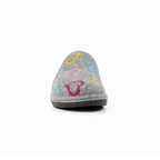 Love Grey Mule Slipper