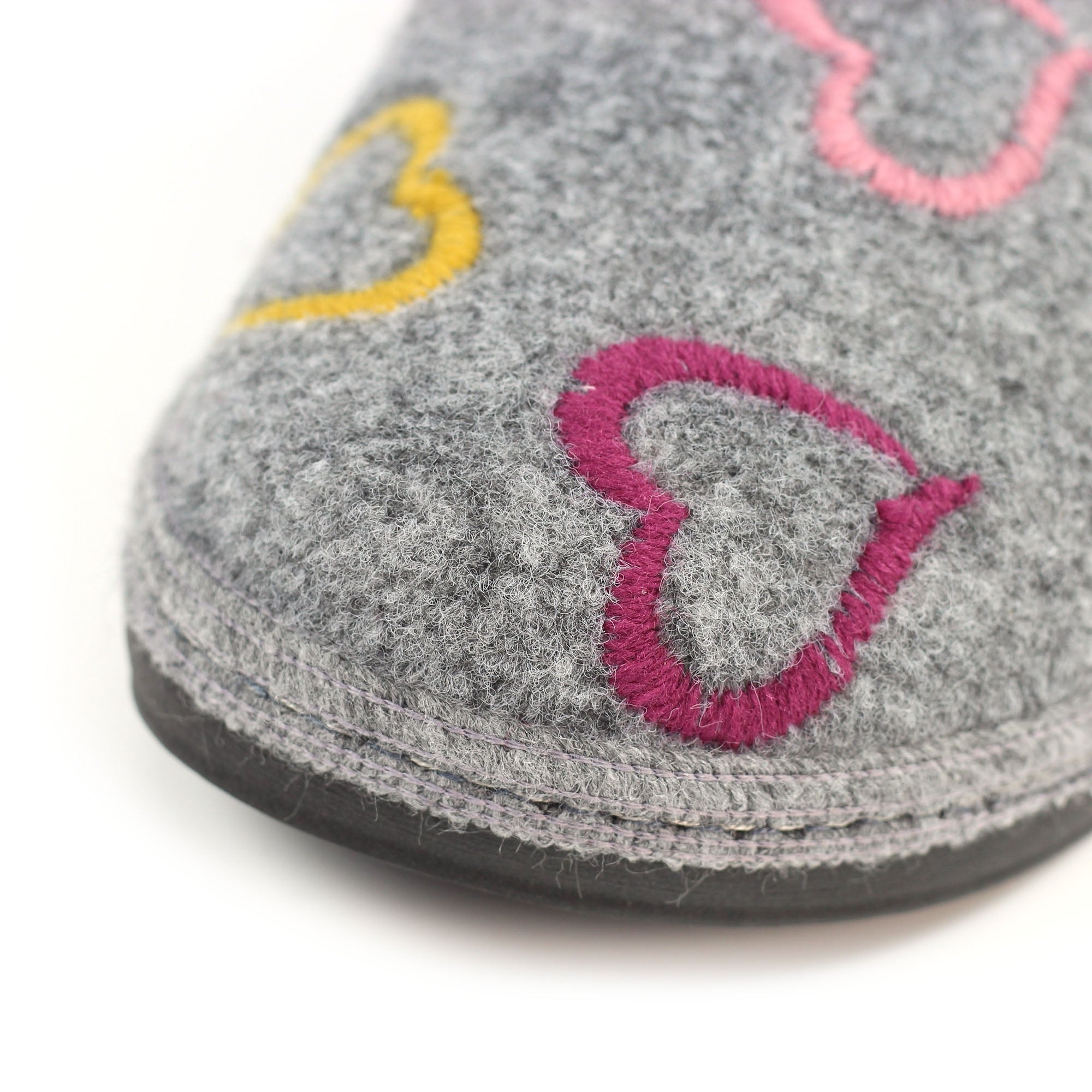 Love Grey Mule Slipper