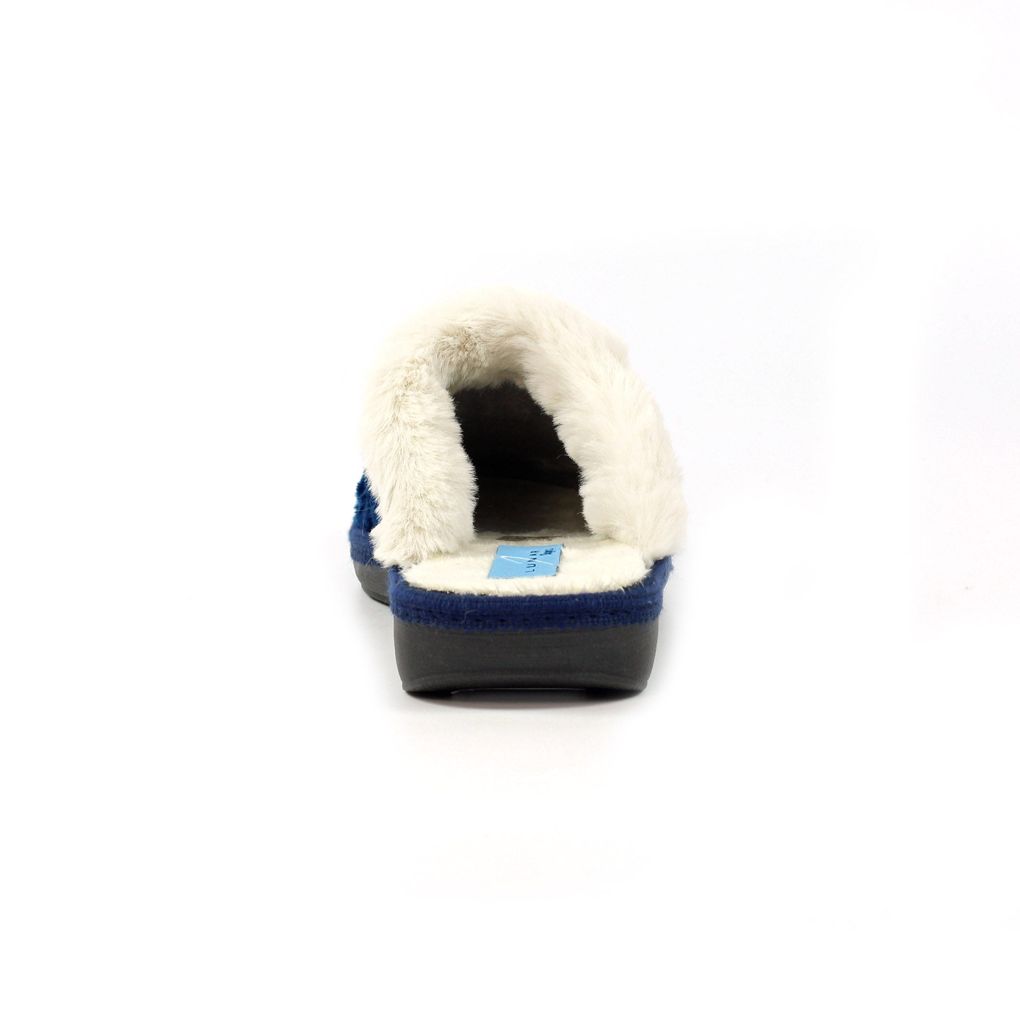 Wilder Blue Mule Slipper