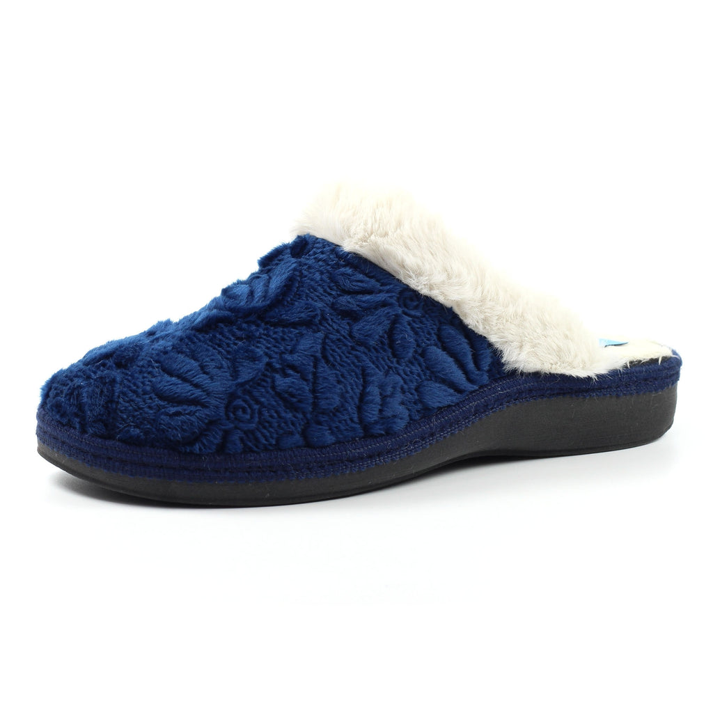 Wilder Blue Mule Slipper