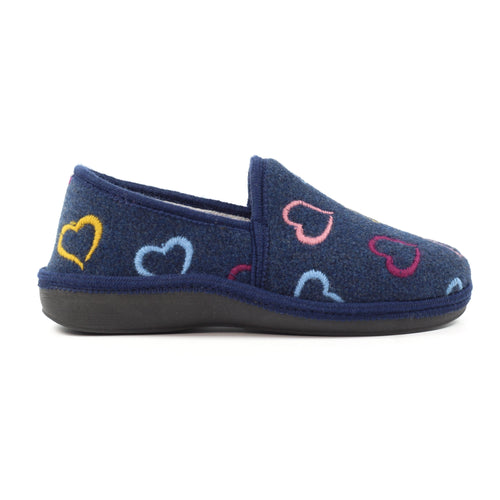 Joyful Navy Slipper