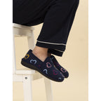 Joyful Navy Slipper