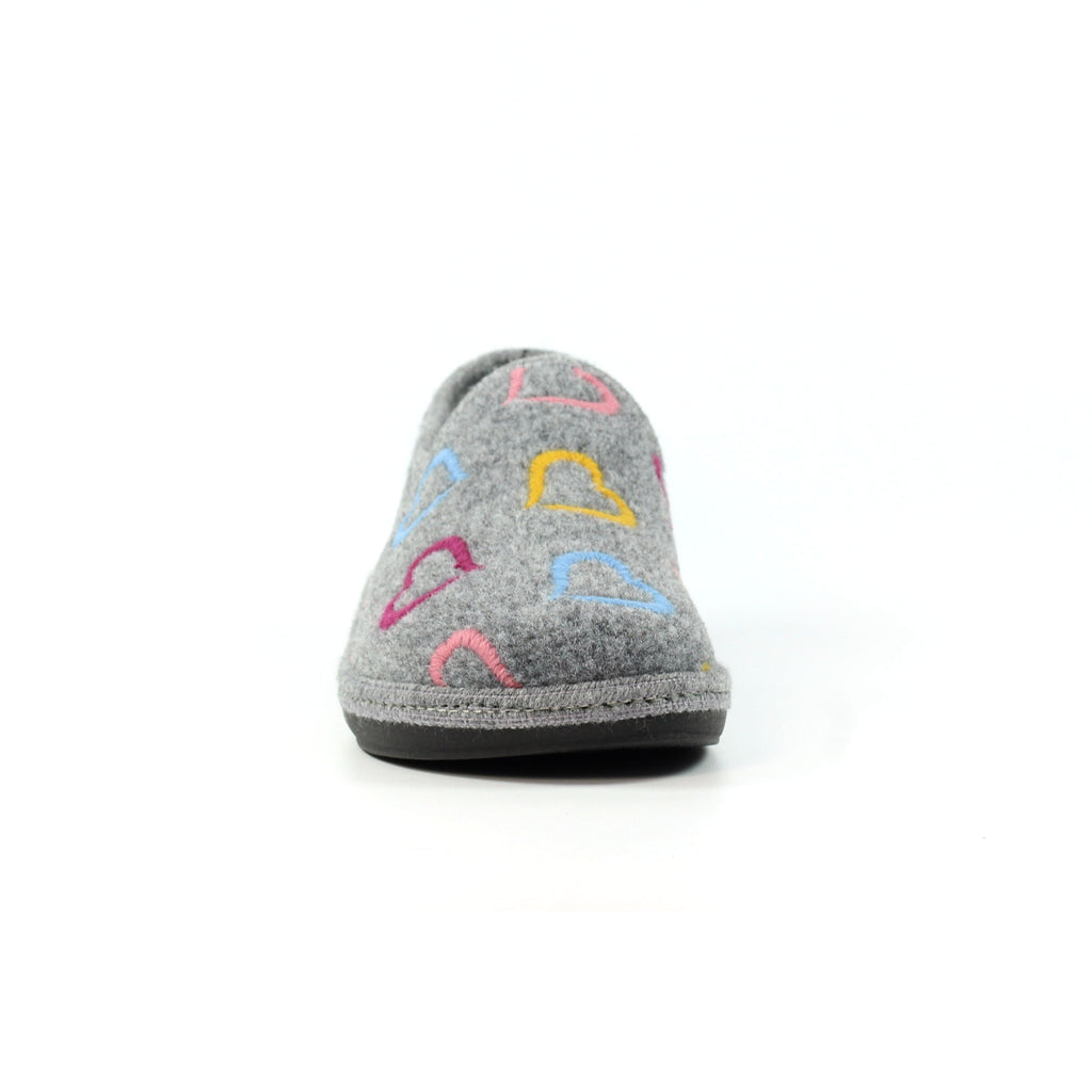 Joyful Grey Slipper