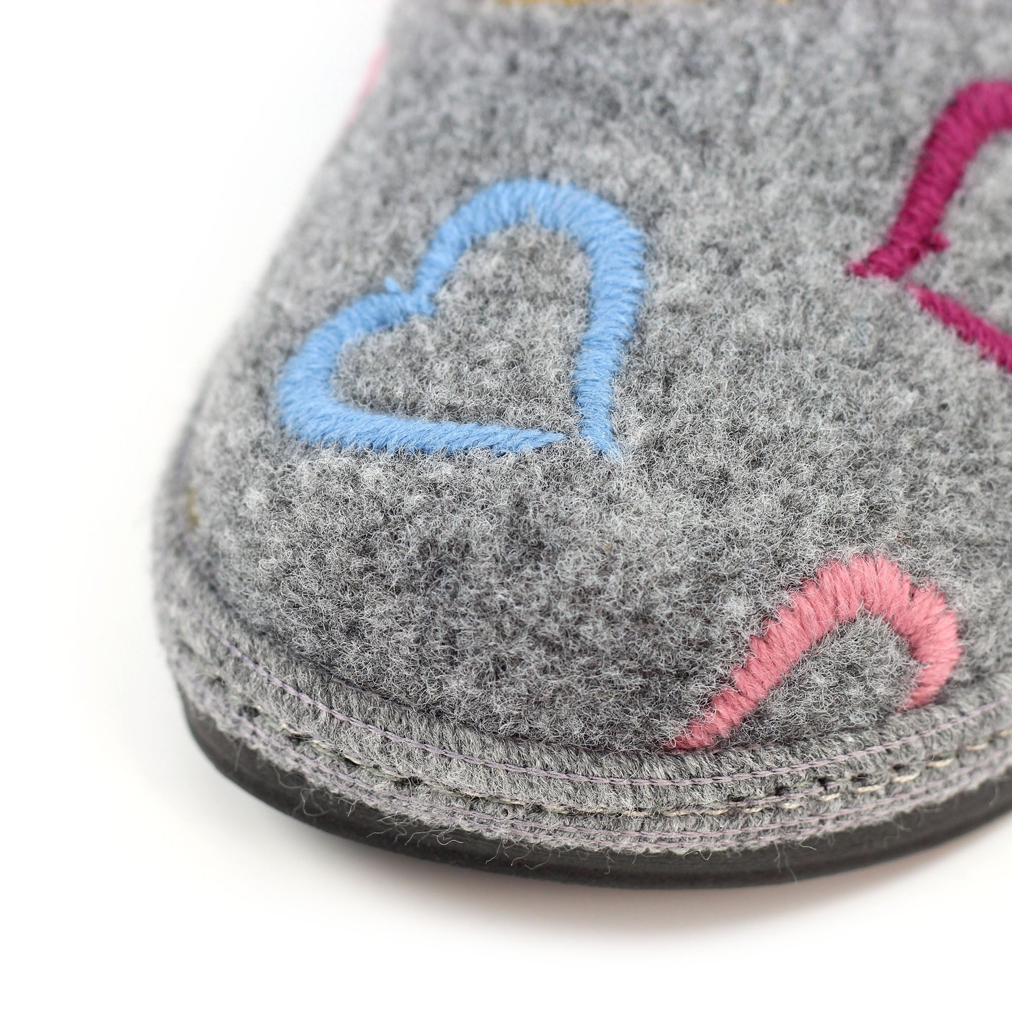 Joyful Grey Slipper