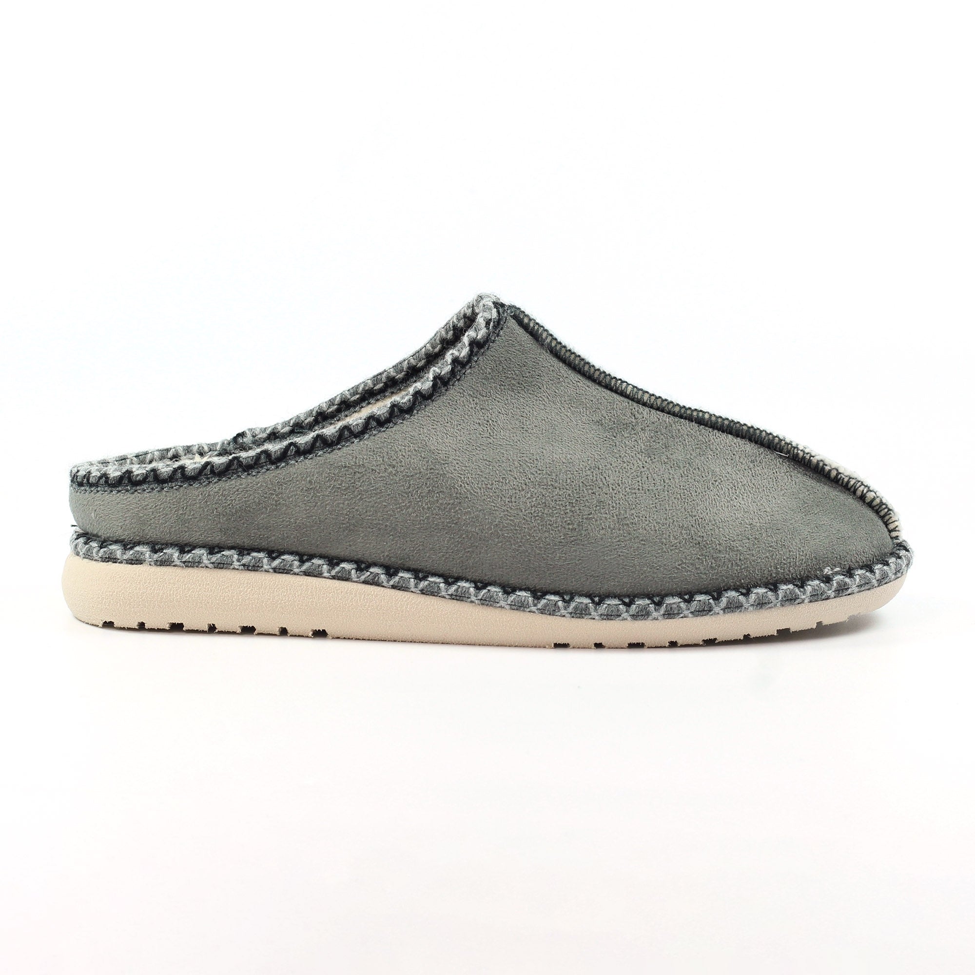 Apollonia Grey Mule Slipper