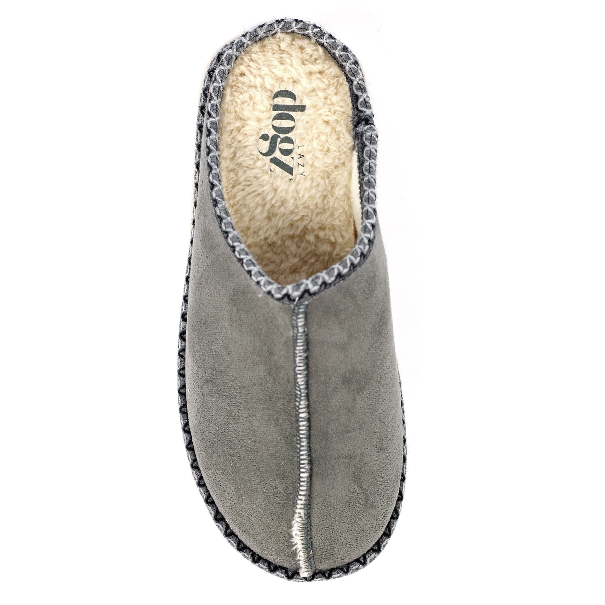 Apollonia Grey Mule Slipper
