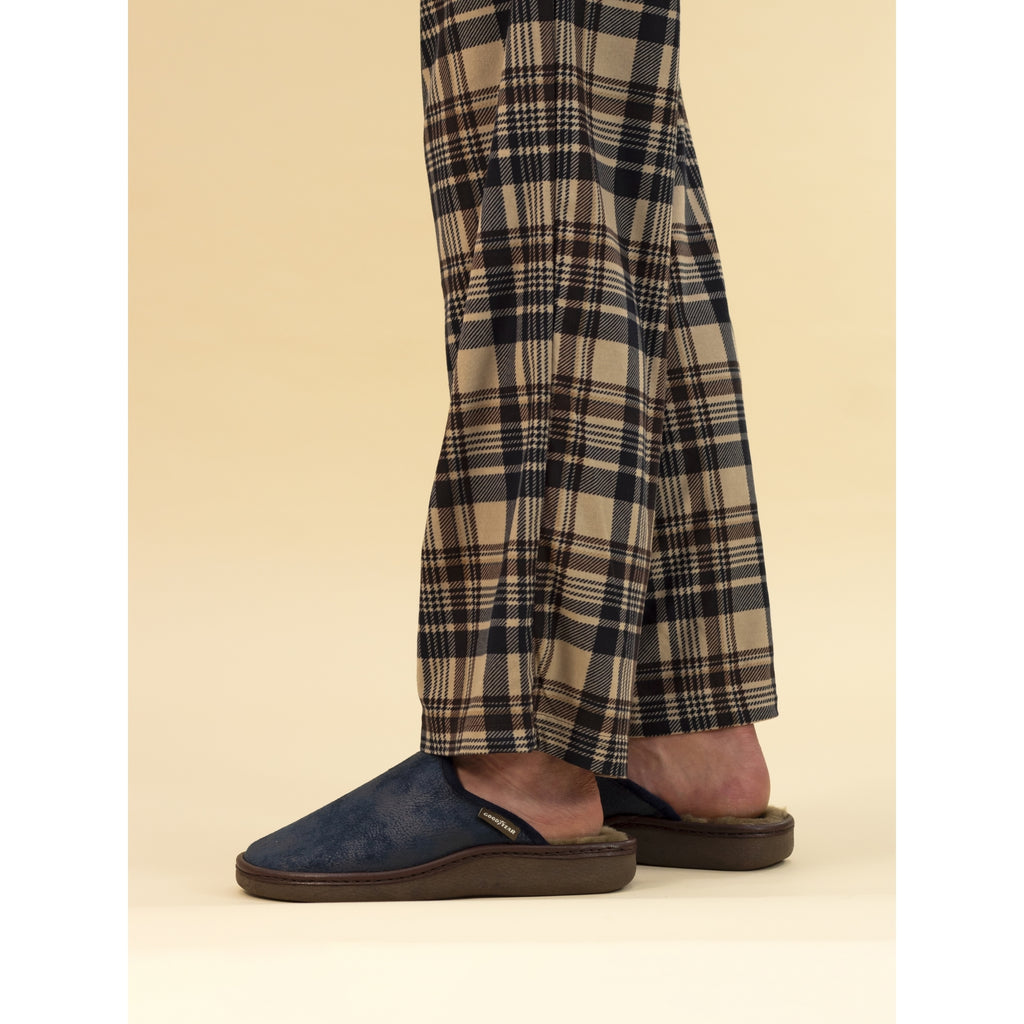 Glen Navy Mule Slipper
