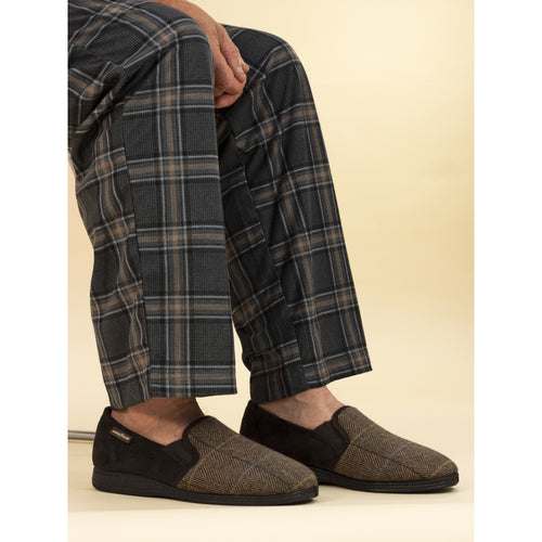 Harrison Brown Tweed Slipper