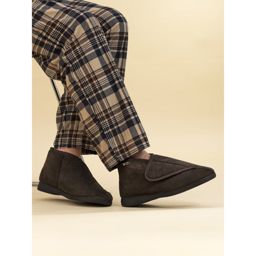 Drake Brown Bootee Slipper