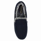 Hendrix Navy Slipper