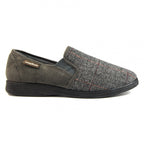 Harrison Grey Tweed Slipper