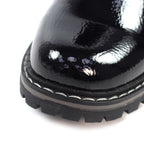 Parlour Black Patent Ankle Boot