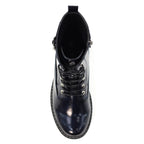 Parlour Navy Patent Ankle Boot