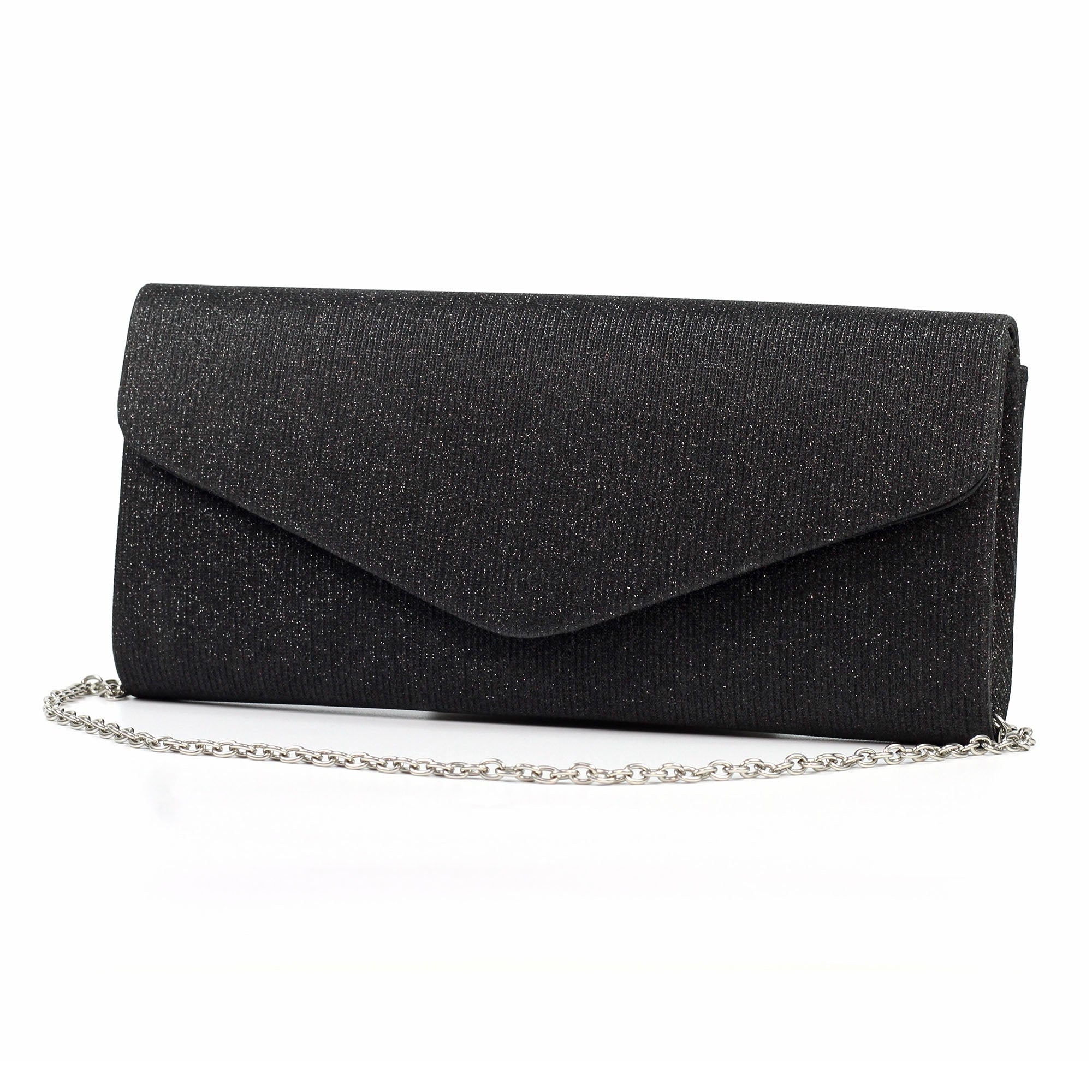 Kalina Black Clutch Bag