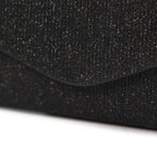 Kalina Black Clutch Bag