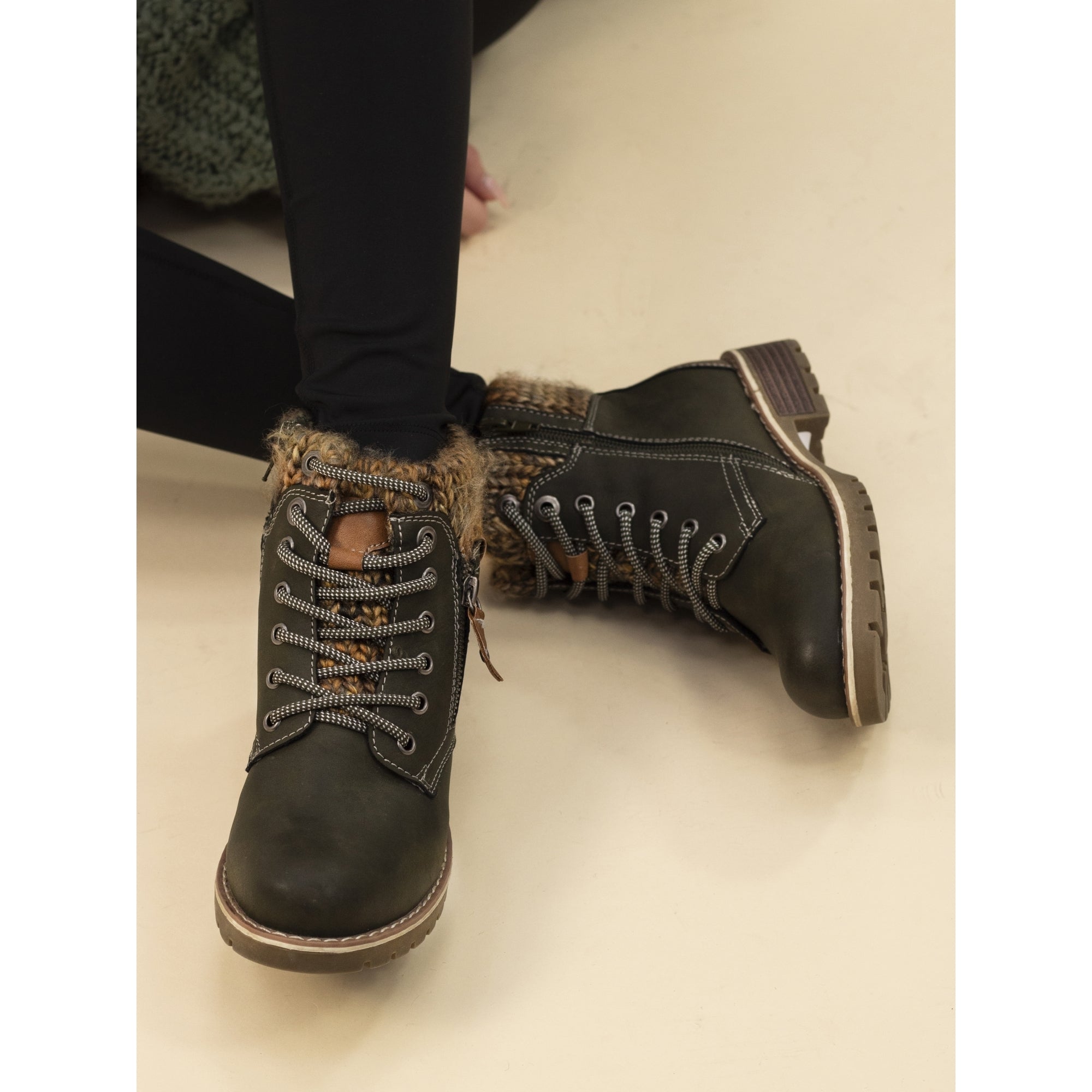 Millie Olive Waterproof Boot