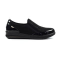 Hattie Black Wedge Shoe