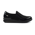 Hattie Black Wedge Shoe