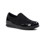 Hattie Black Wedge Shoe