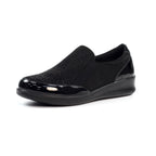 Hattie Black Wedge Shoe