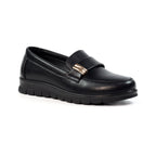 Salma Black Wedge Shoe