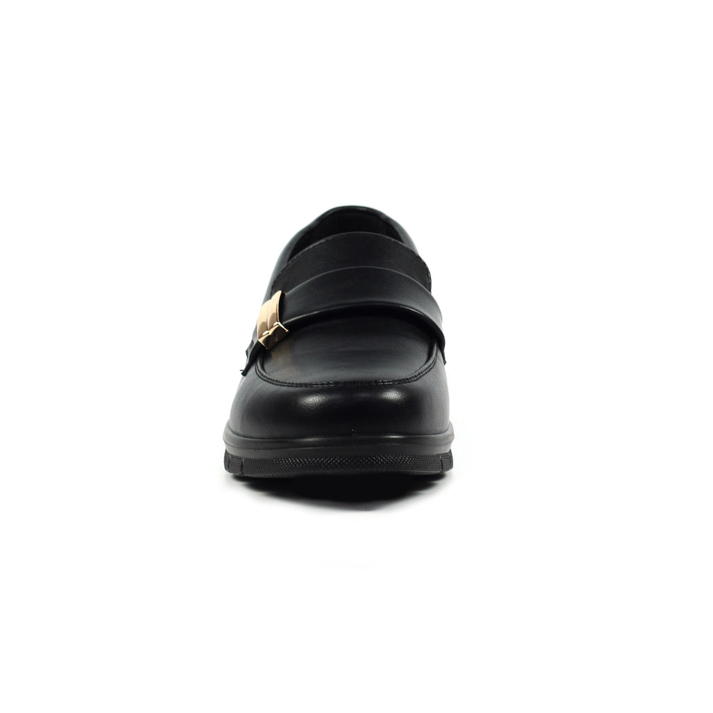 Salma Black Wedge Shoe