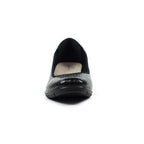 Winnie Black Wedge Shoe