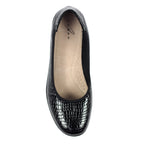 Winnie Black Wedge Shoe
