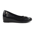 Marian Black Wedge Shoe