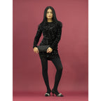 Kalina Black Clutch Bag
