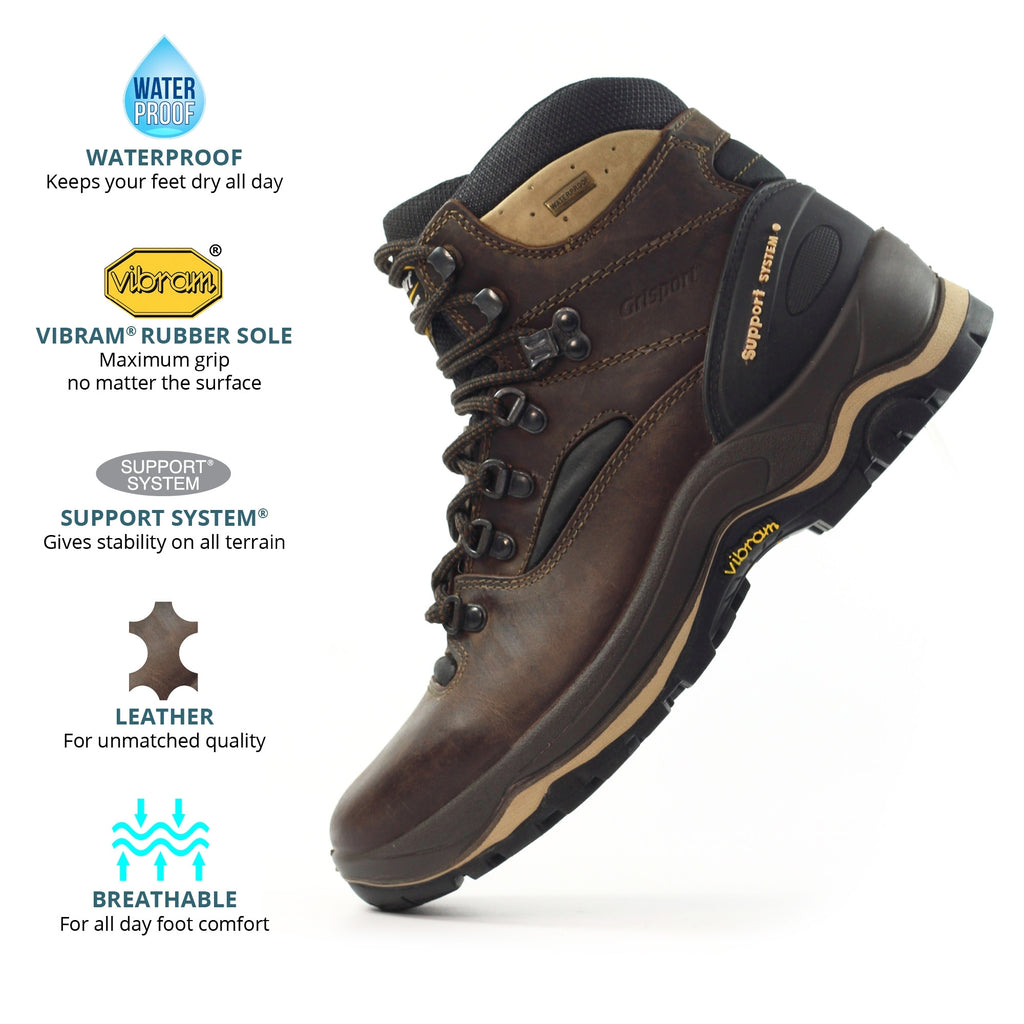 Quatro Brown Hiking Boot