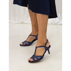 Francie Wide Fit Blue Gemstone Sandal