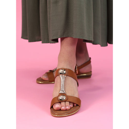 Renoir Tan Sandal