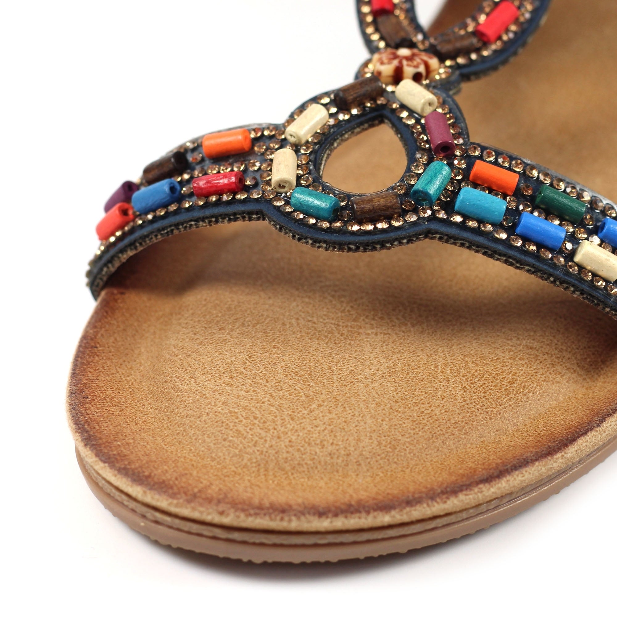 Epsom Navy Wedge Sandal