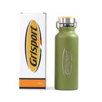 Vacuum Bamboo Top Water Bottle