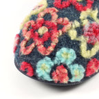 Hippy Navy Flower Full Slipper
