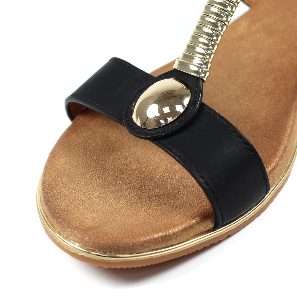 Renoir Black Sandal