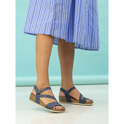 Cluster Navy Sandal