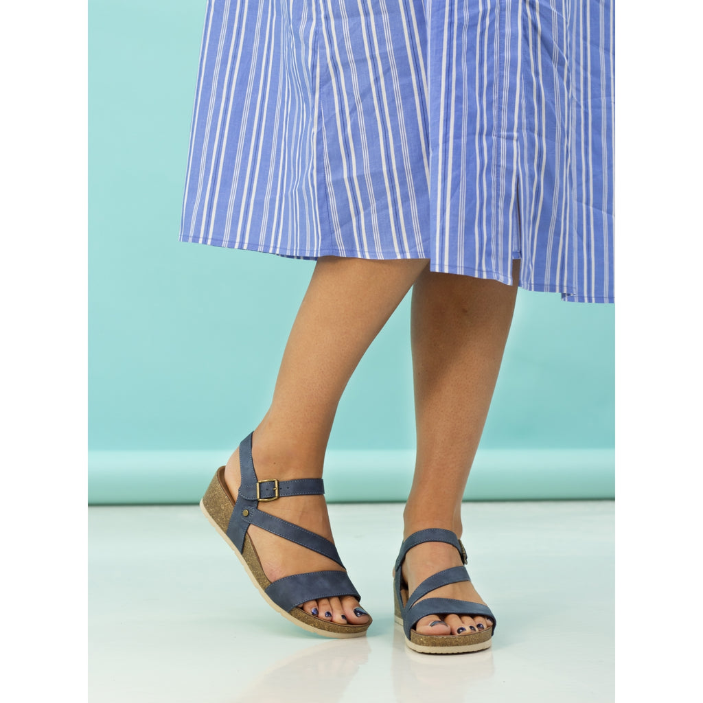 Cluster Navy Sandal