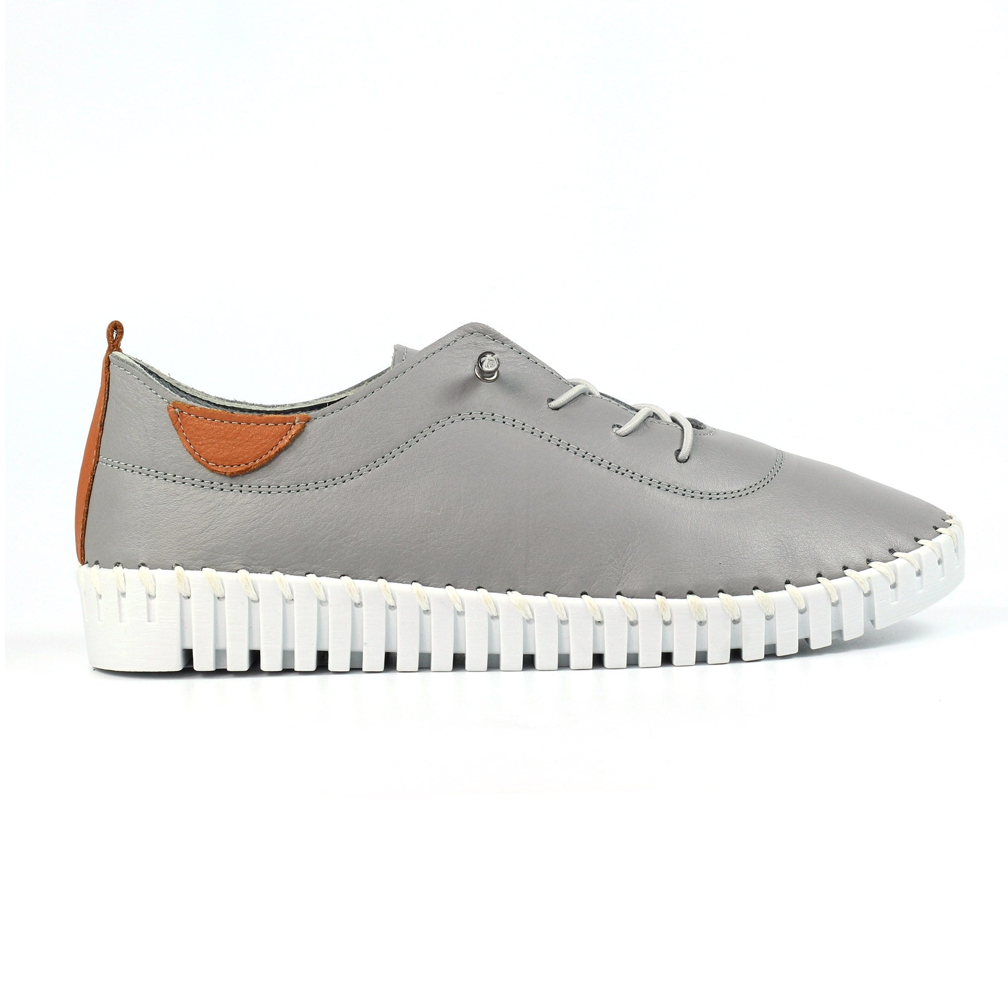 Flamborough Grey Leather Shoe