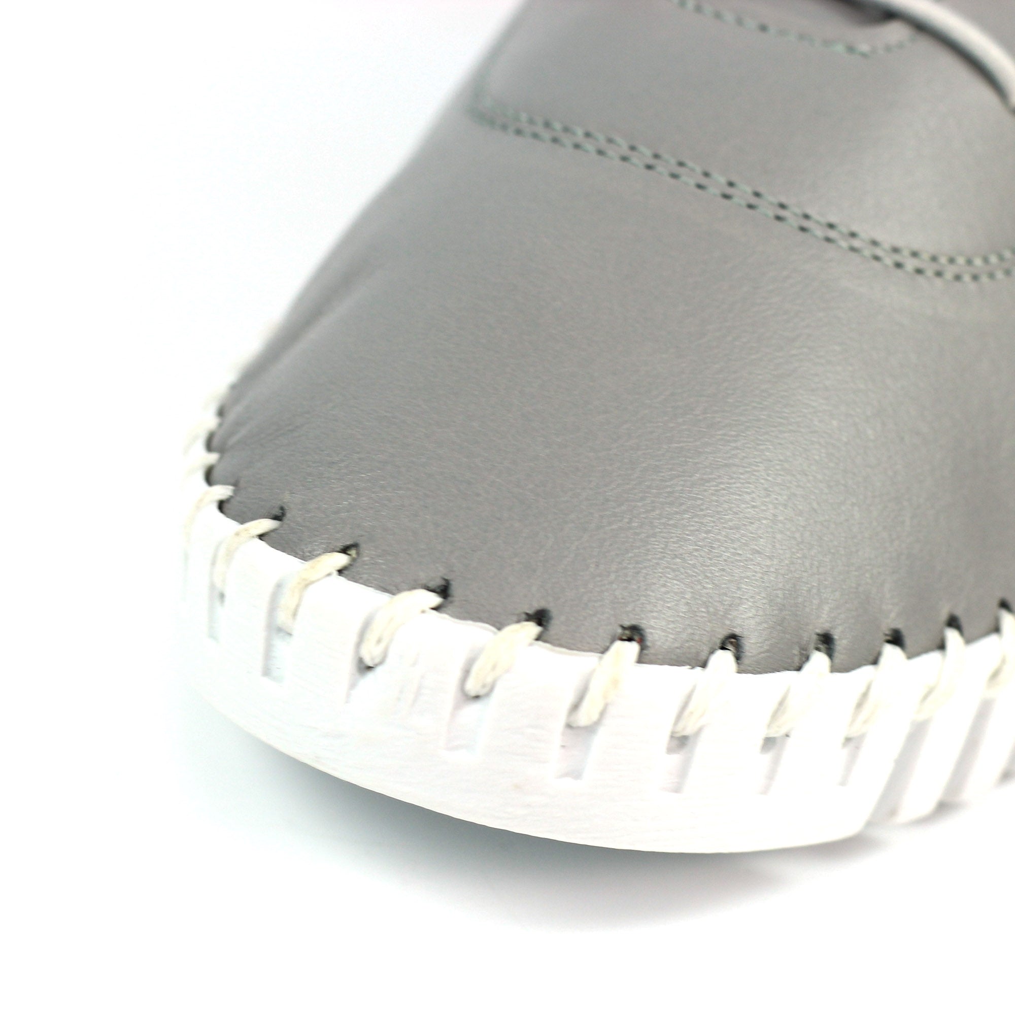 Flamborough Grey Leather Shoe