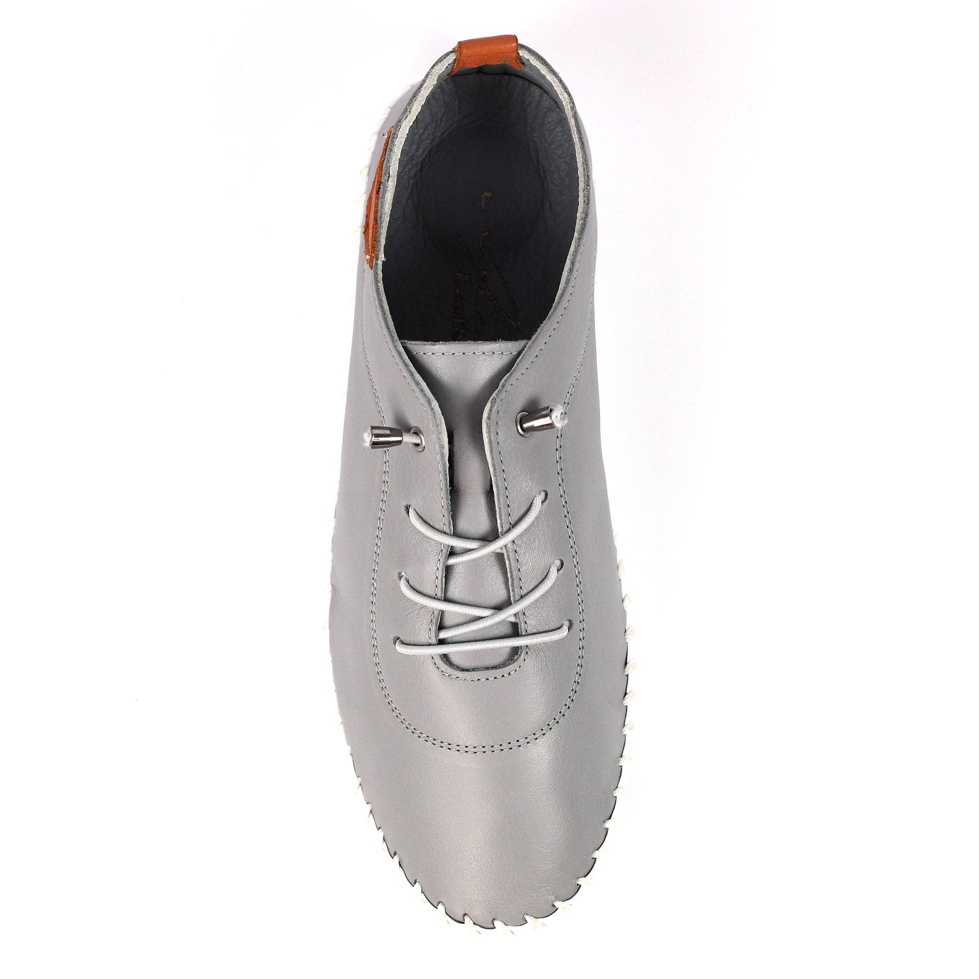 Flamborough Grey Leather Shoe