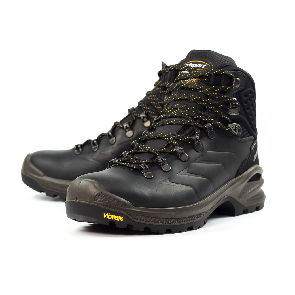 Grisport Northway Black Leather Hiking Boot